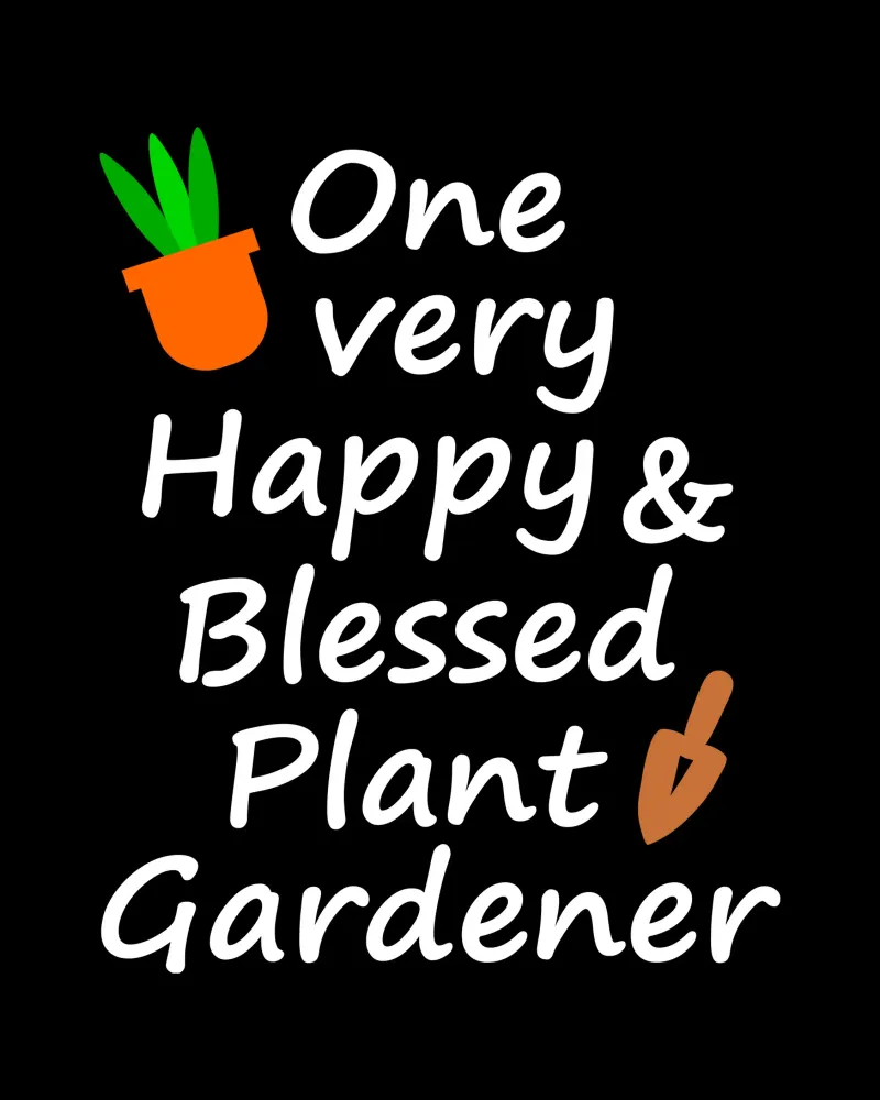 One very happy and blessed plant gardener acrylic glass by mygreenvalue