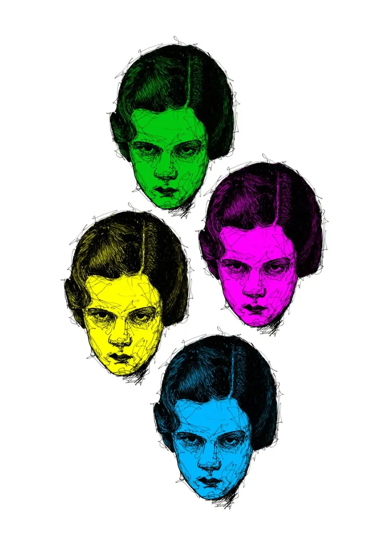 Caras en color hahnemühle de BOHOvisual