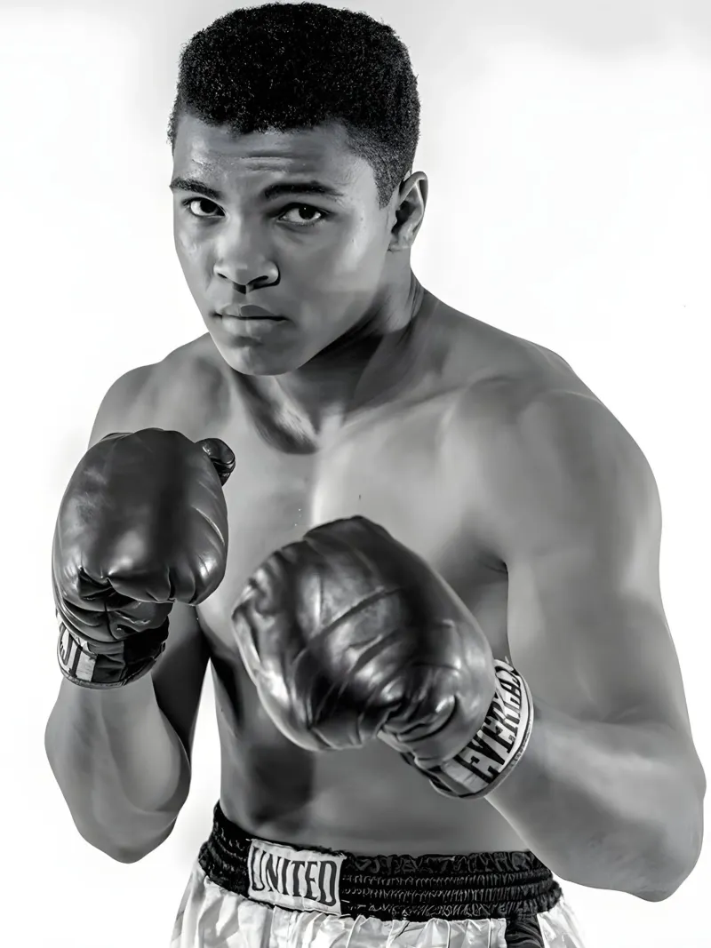 Il pugile Muhammad Ali poster da Galery Vintage