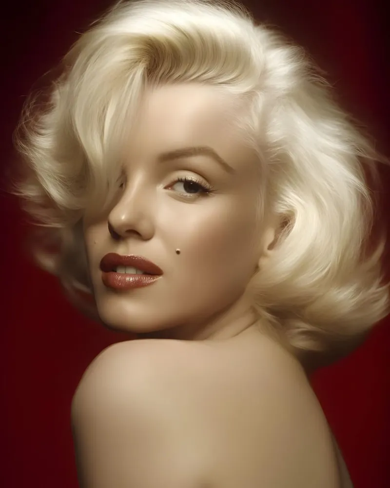 Glamour biondo pellicola backlit da Galery Vintage