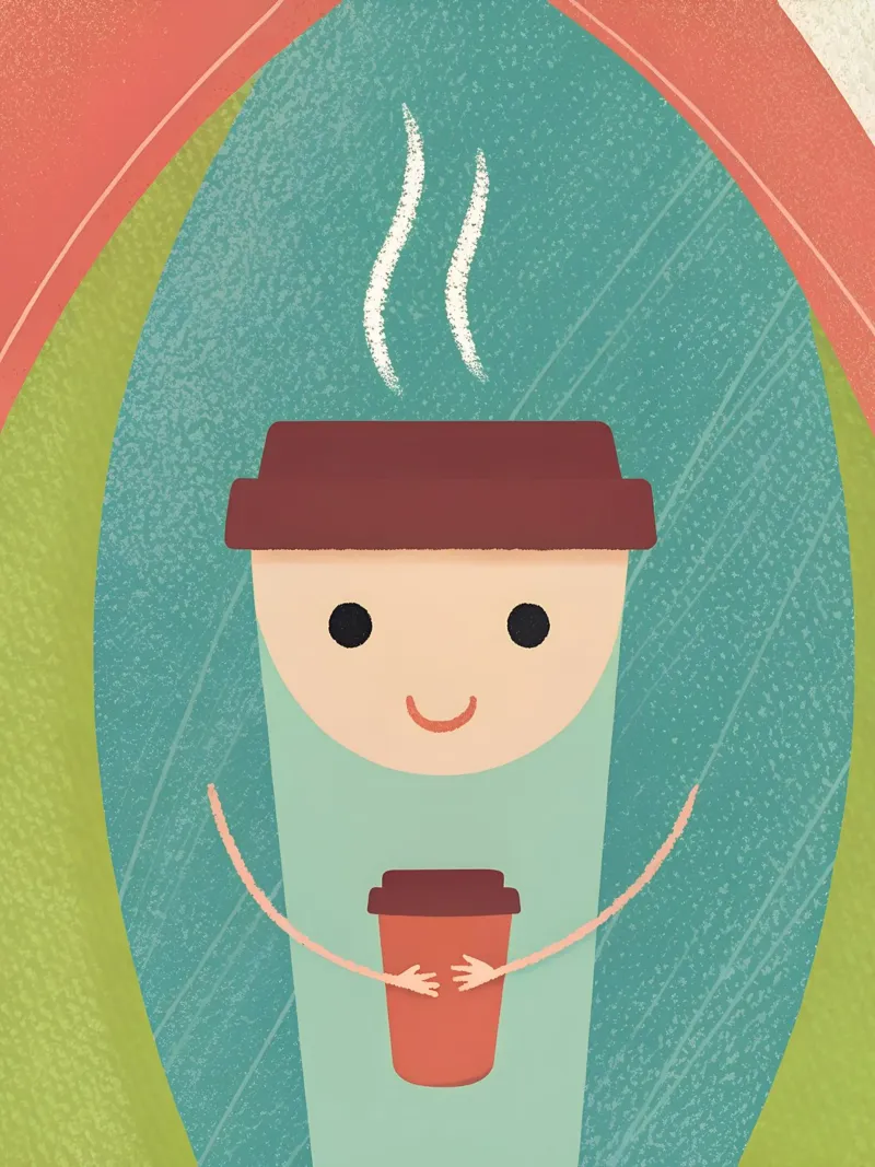 Tazza da caffè carina carta hahnemühle da LOYAL SHOP