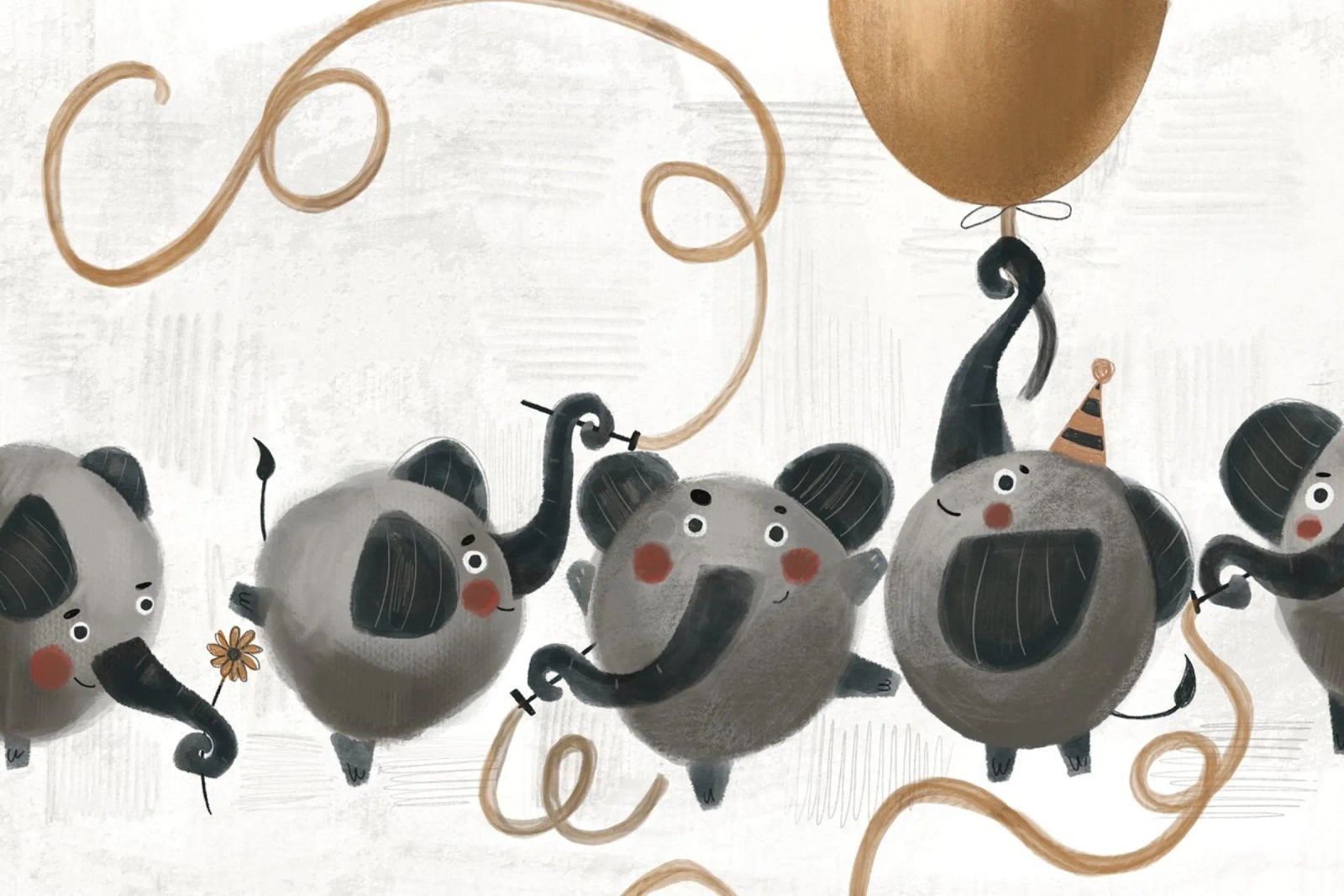 Nelli Suneli - Elephant Party poster by The Artcircle
