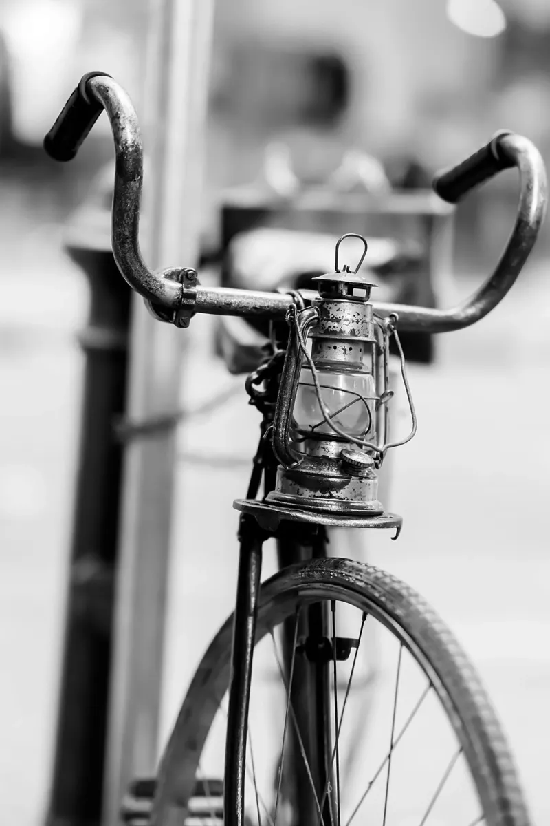 Lampada per bicicletta carta hahnemühle da blacsteel