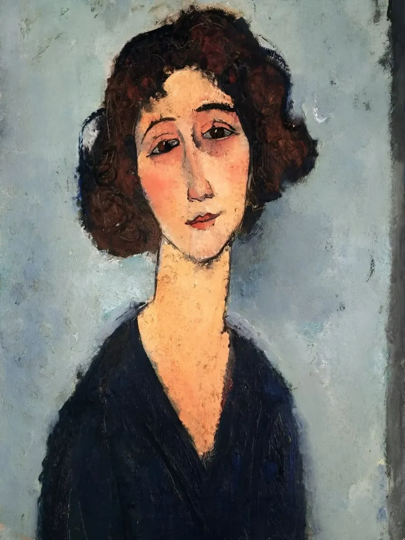 Amedeo Modigliani - Mujer joven (Totote De La Gaite), 1917 metacrilato de William Store