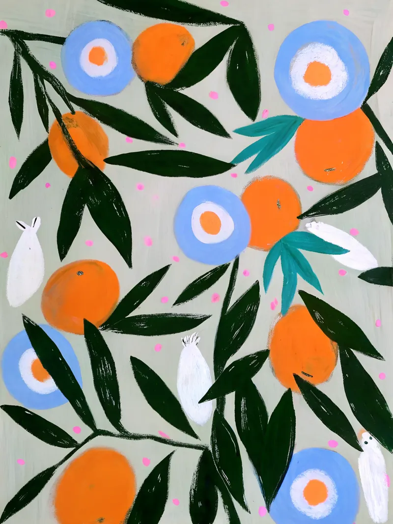 Citrus Bloom Dance plexiglass da Studio Sori