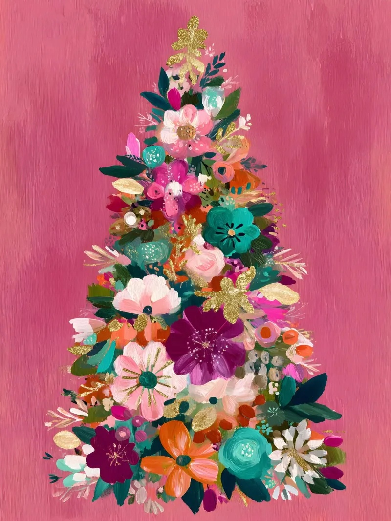 Peony Blush Tree carta hahnemühle da velvetwinterstudio