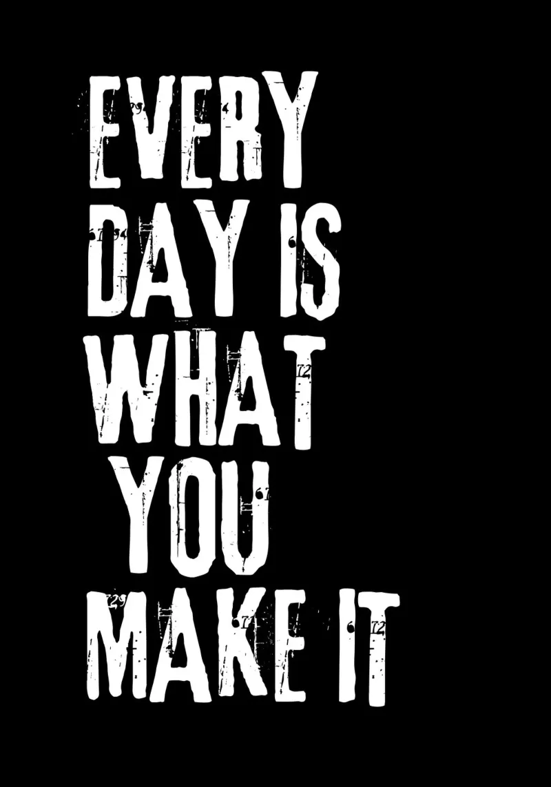 Inspirational Quote: Every Day Is Yours plexiglass da vintageshop