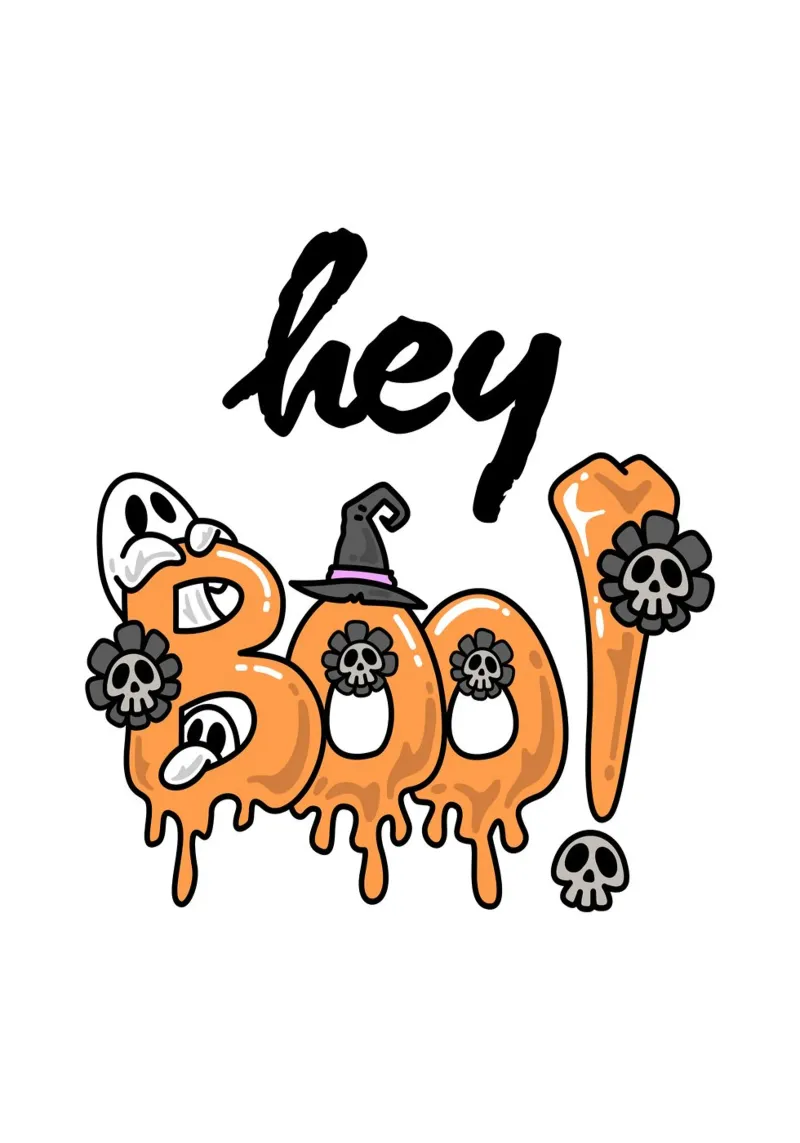 Hey boo carta hahnemühle da HolidaysCandyWalls