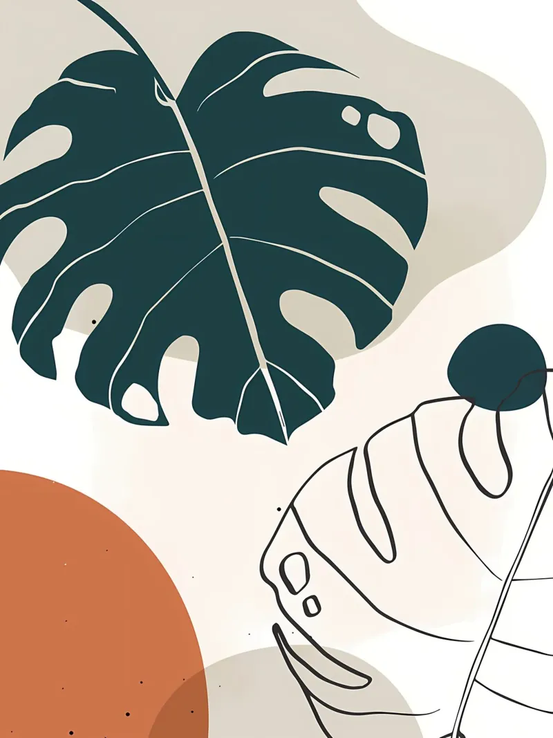 Botanica tropicale minimal pellicola backlit da Locquinn Fuller
