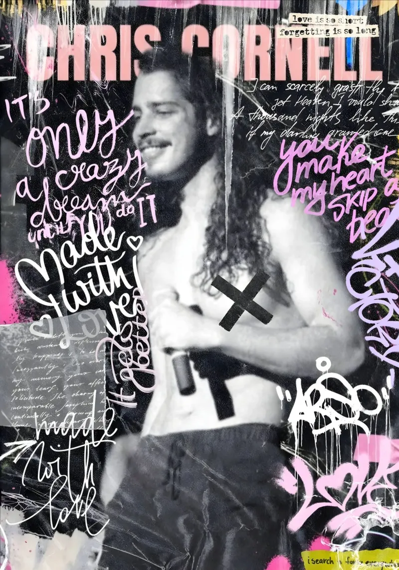 Chris Cornell metacrilato de Digital Street art