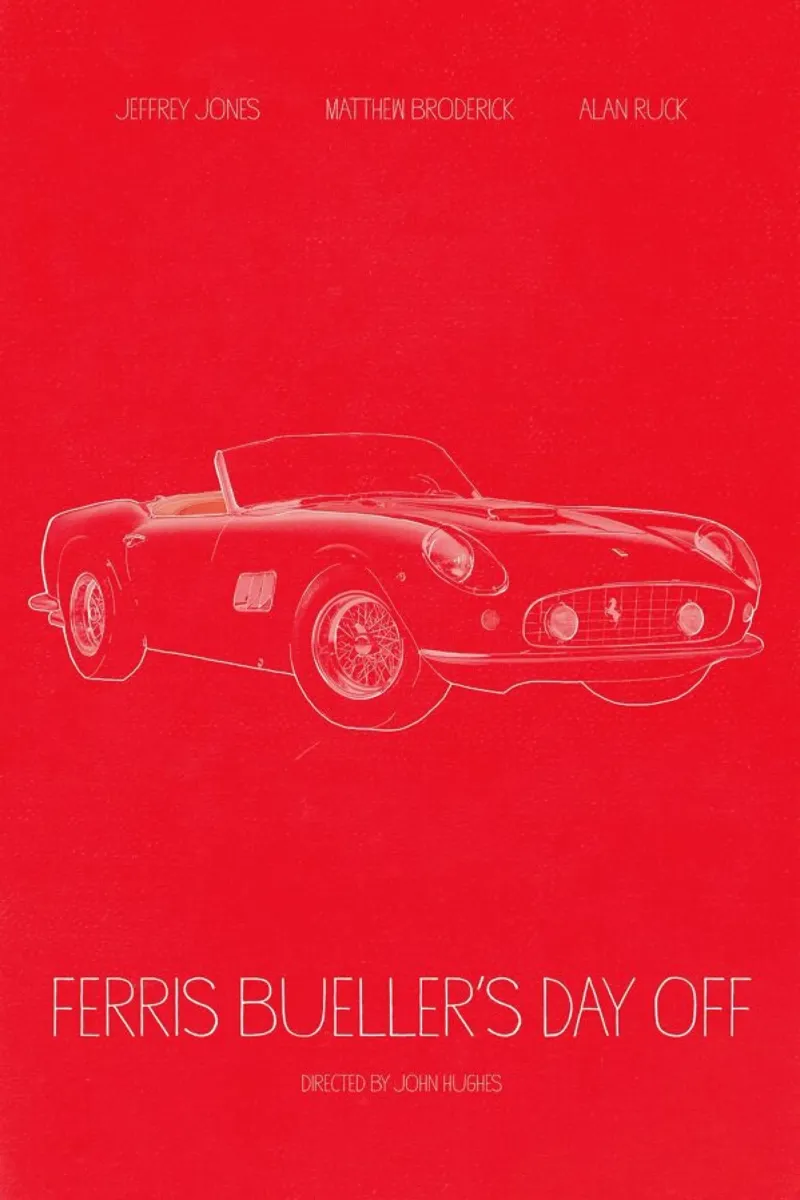 Ferris Bueller's Day Off poster con telaio in alluminio da Calm The Ham