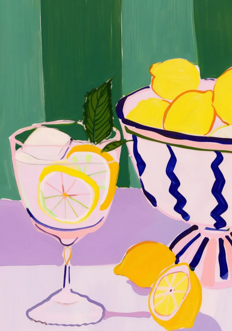 Boho Poster Club 5 Lemons pellicola backlit da Boho Print Collection
