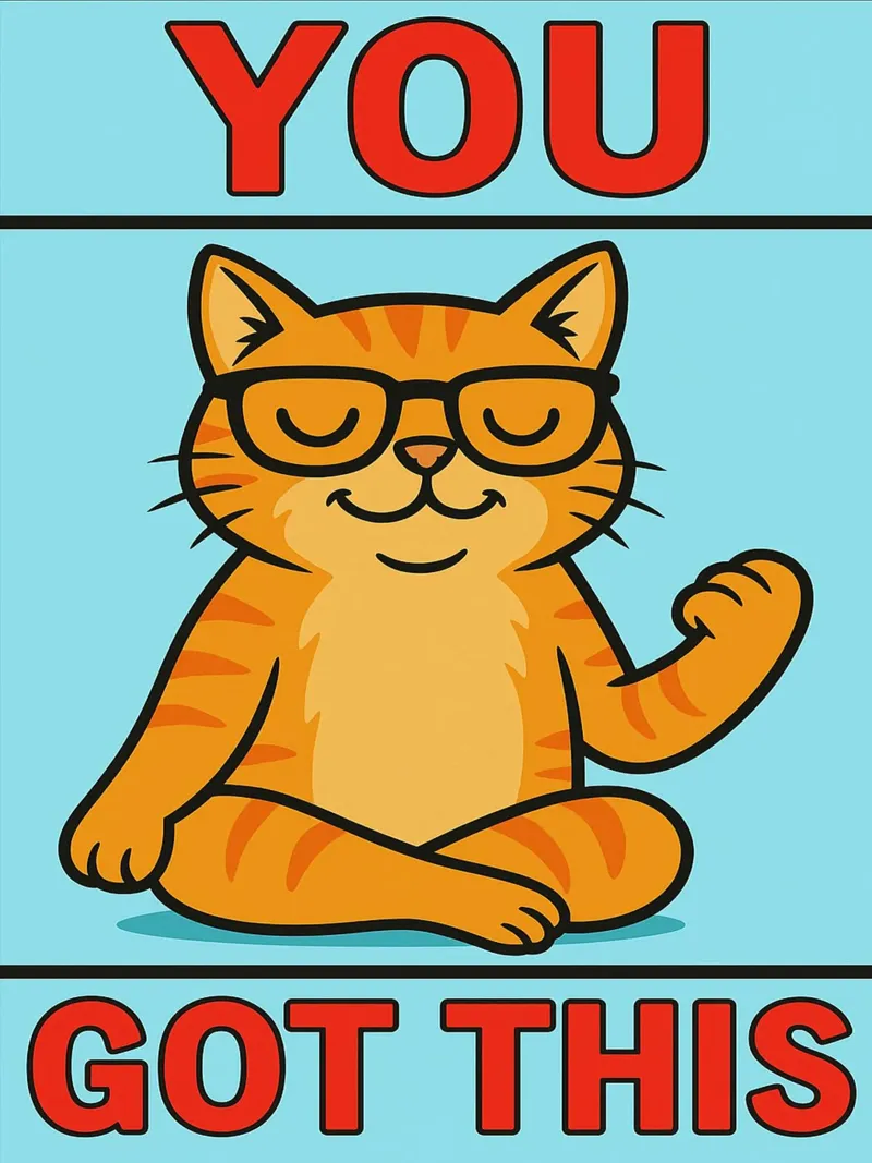 hai un gatto buffo alluminio dibond da Toolee