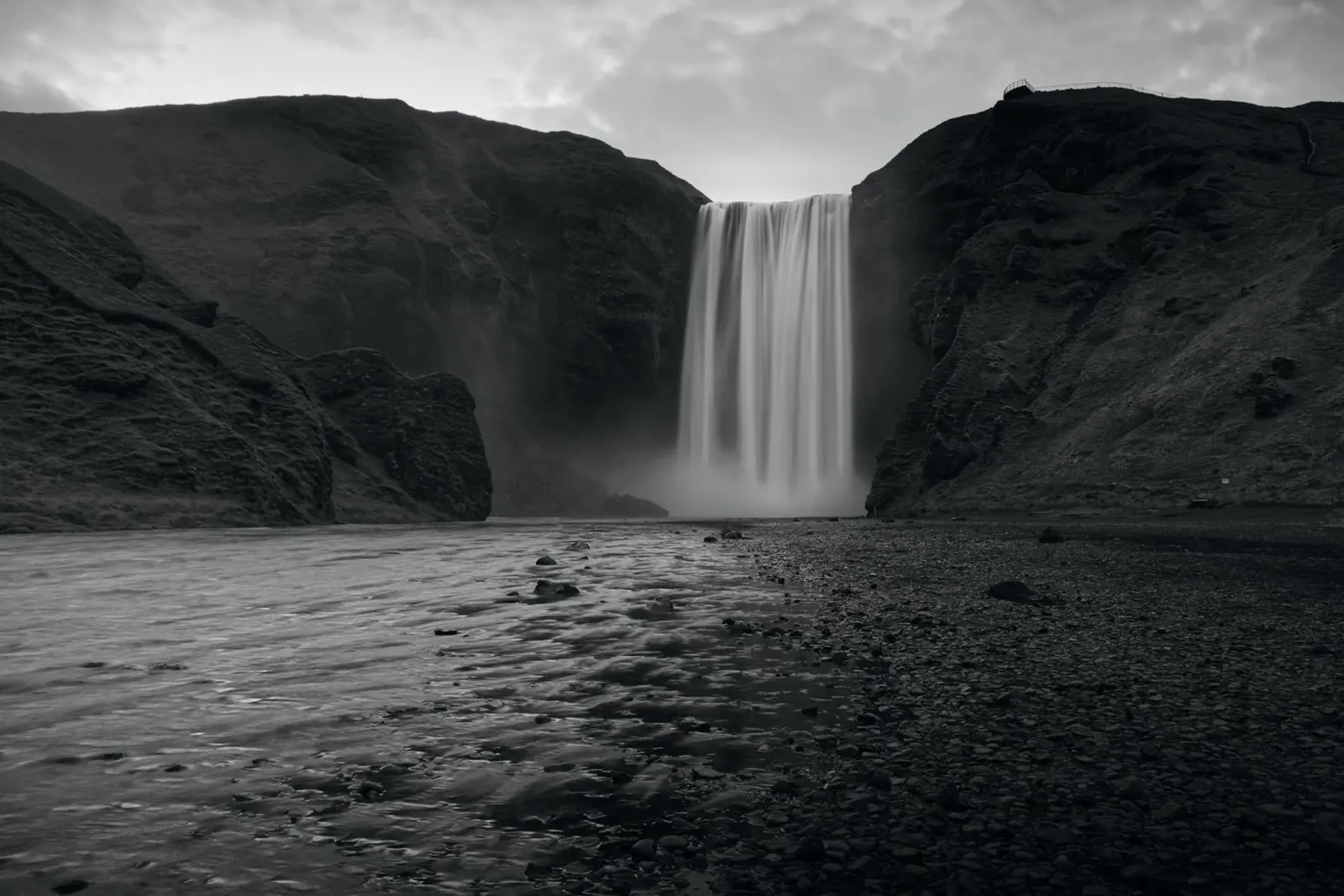 Skogafoss Waterfall pellicola backlit da Fjöllart
