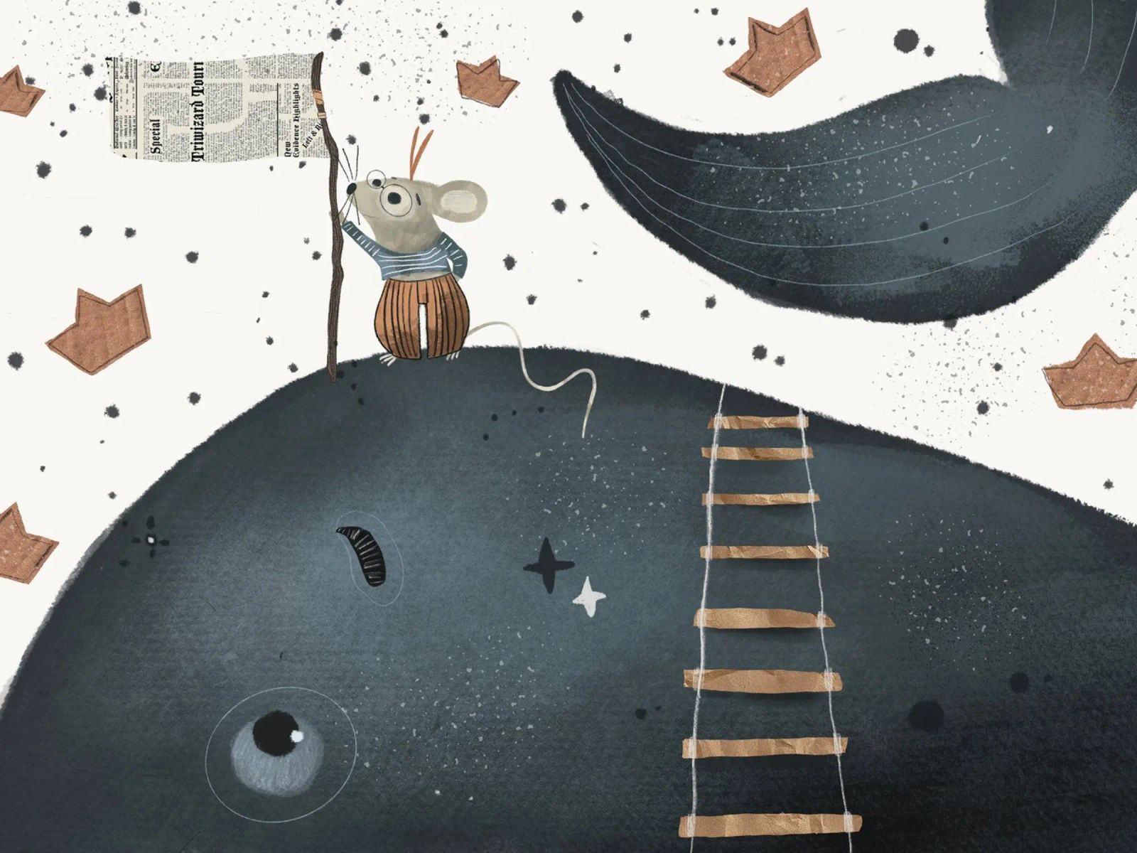 Nelli Suneli - Little Mouse on big Adventures poster by The Artcircle