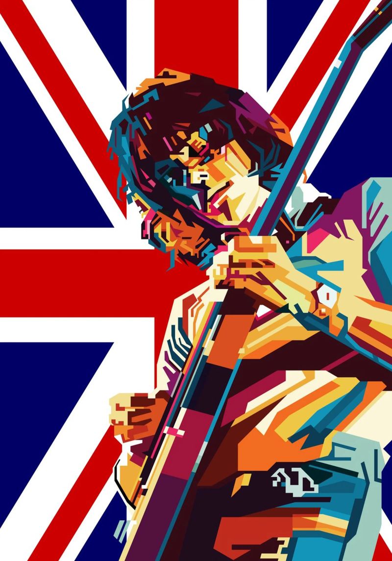 Jeff B Style WPAP poster da SW Artwork