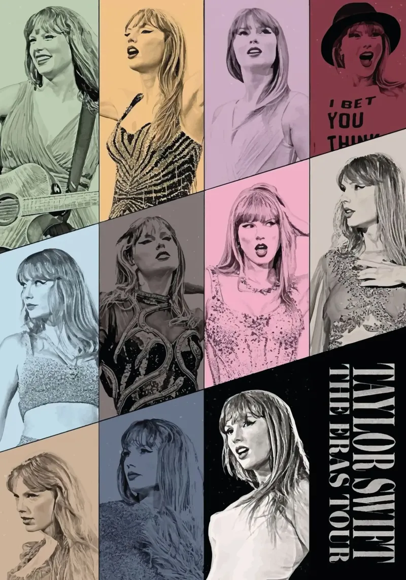 Taylor Swift Il tour delle epoche plexiglass da posterindo