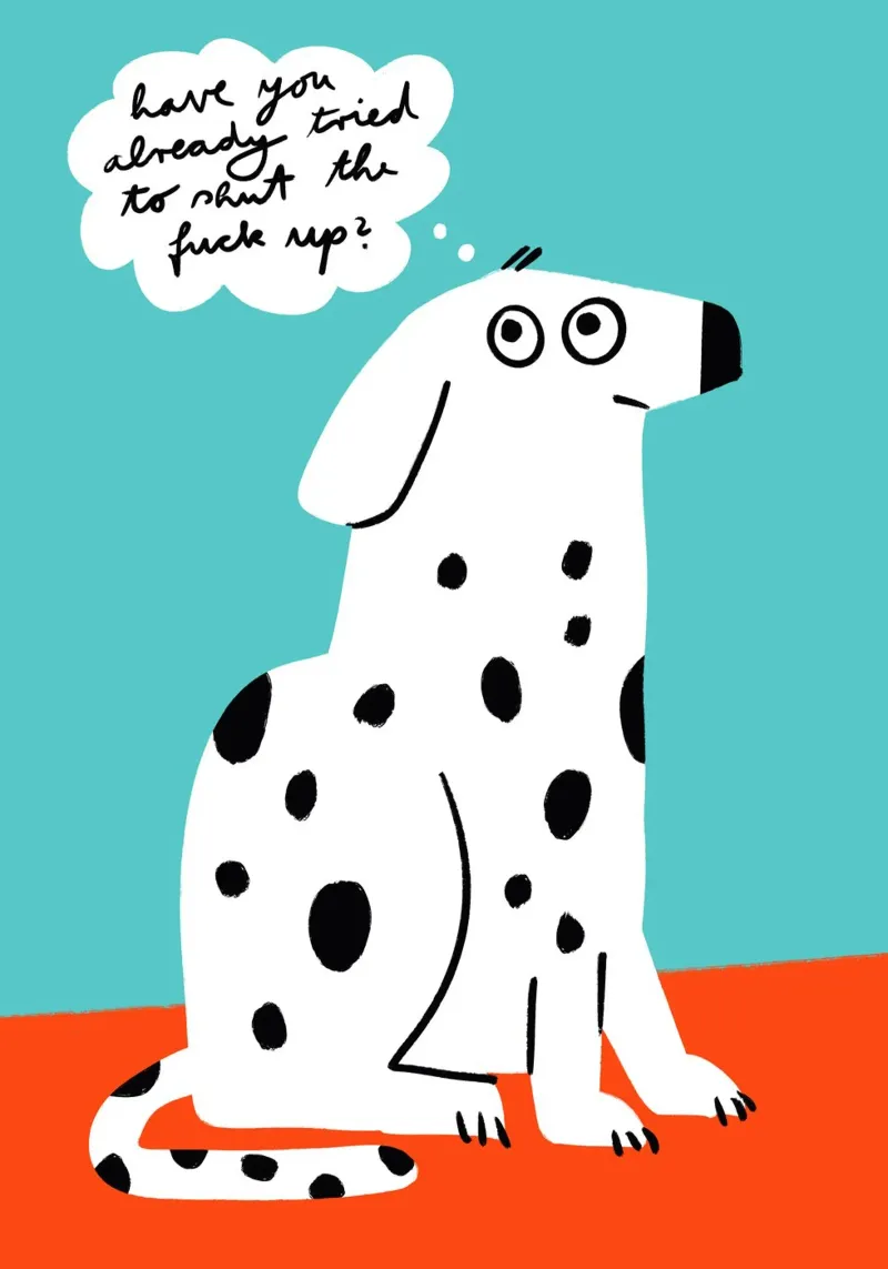 Have you already tried to shut the fck up? hahnemühle de aucontraire