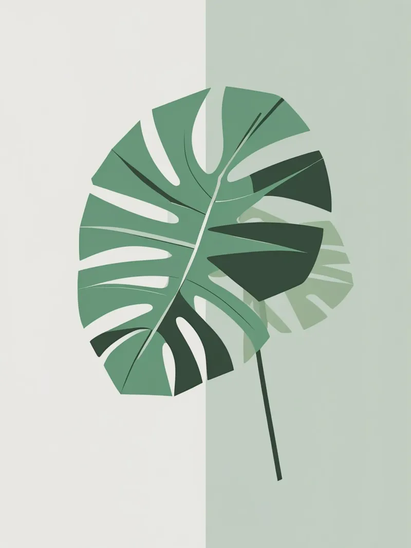 Geometrico stilizzato carta hahnemühle da Botanical Gallery