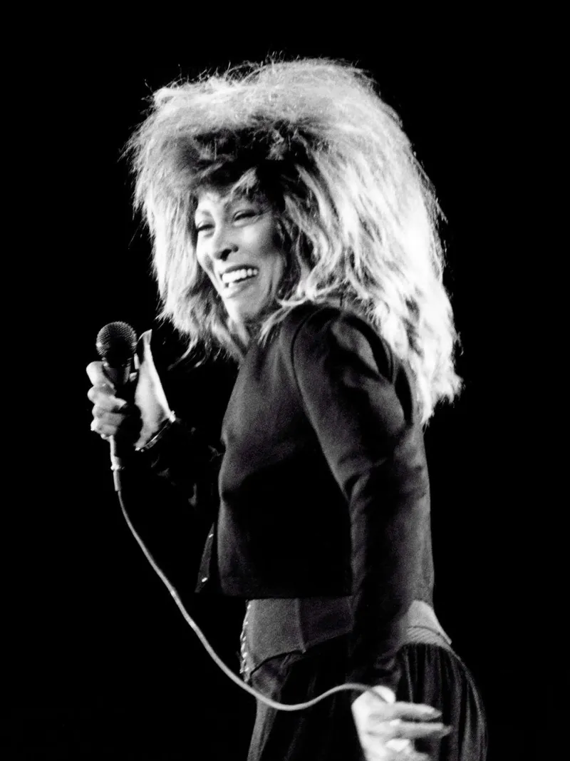 Tina Turner, Zúrich, 1987 metacrilato de April Lewis