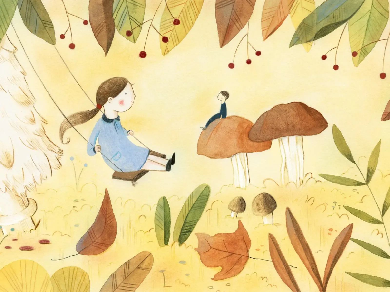 Judith Loske - Persone piccole d'autunno pellicola backlit da The Artcircle