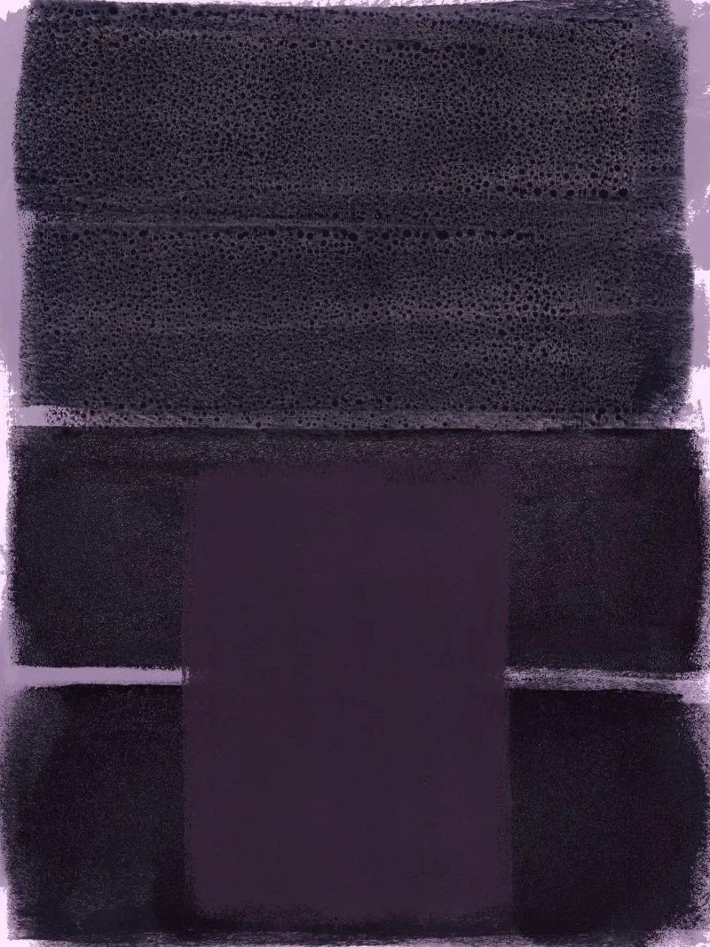 abstract colorfields 2 - purple plexiglass da IRIS LEHNHARDT FINE ART