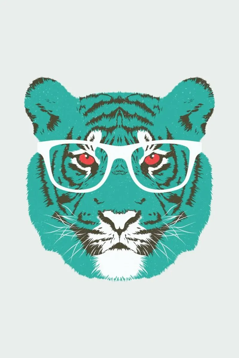 Bookish Big Cat pellicola backlit da Tracie Andrews