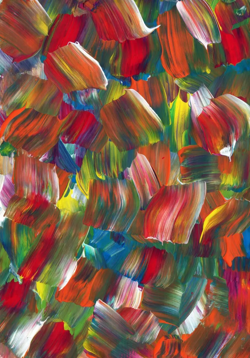 Acrílico Arco Iris Abstracto metacrilato de KP Design
