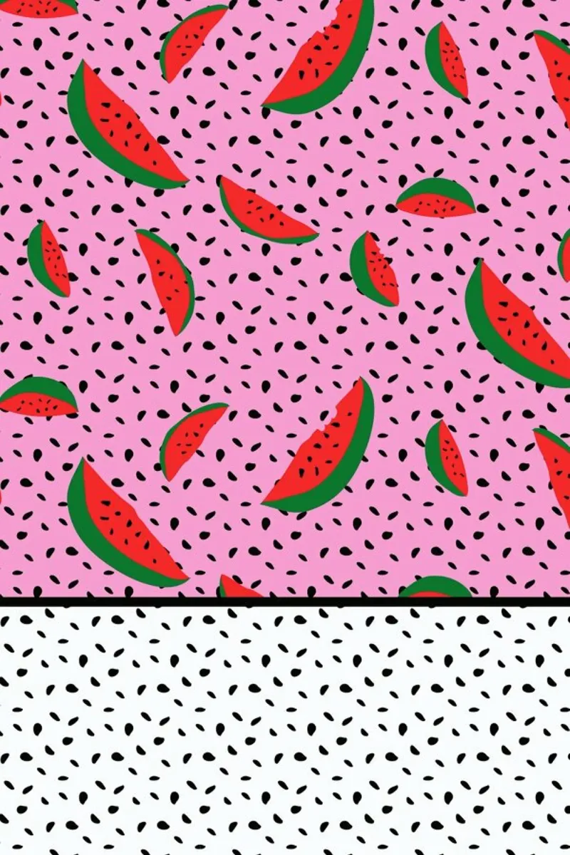 Spotted Watermelons poster con telaio in alluminio da Maria Kritzas