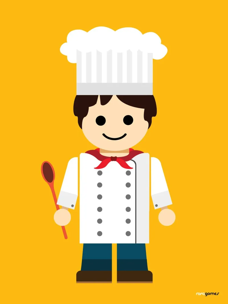 Chef Toy pellicola backlit da Rafa Gomes