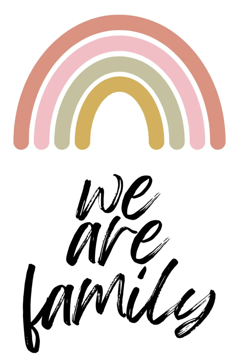 We are Family poster da NORDLICHT DESIGNS