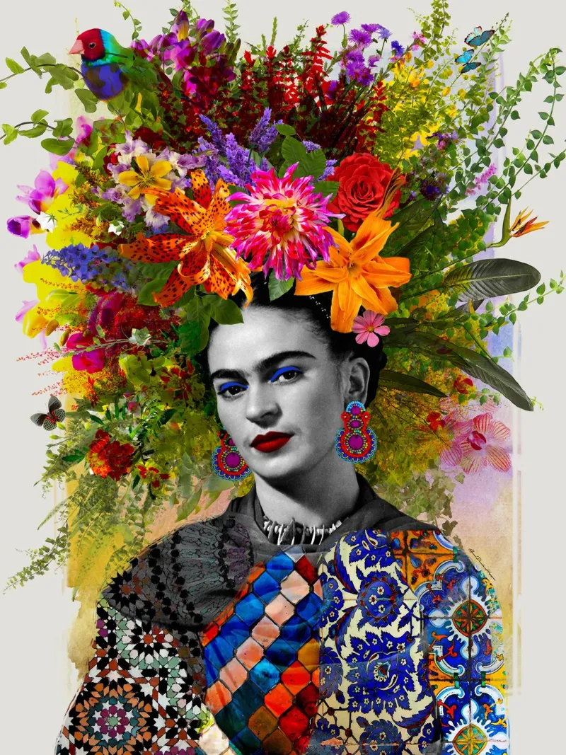 Gitana Frida canvas by Ana Paula Hoppe