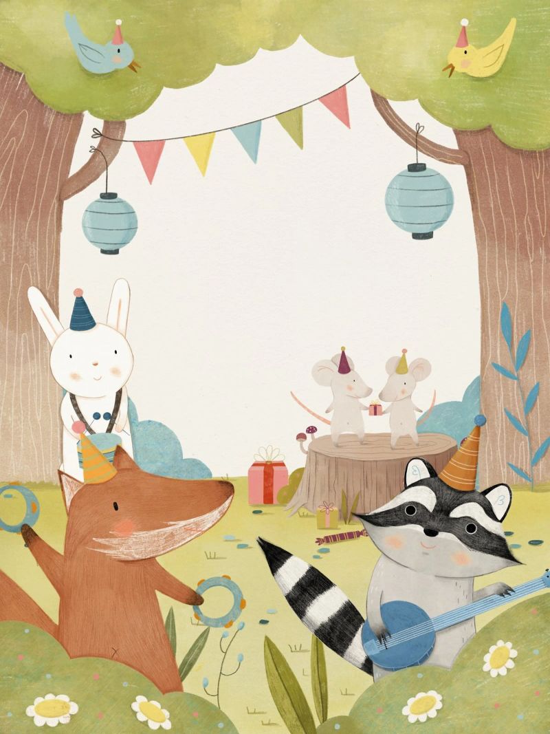 Judith Loske - Musikalische Tiere poster by The Artcircle