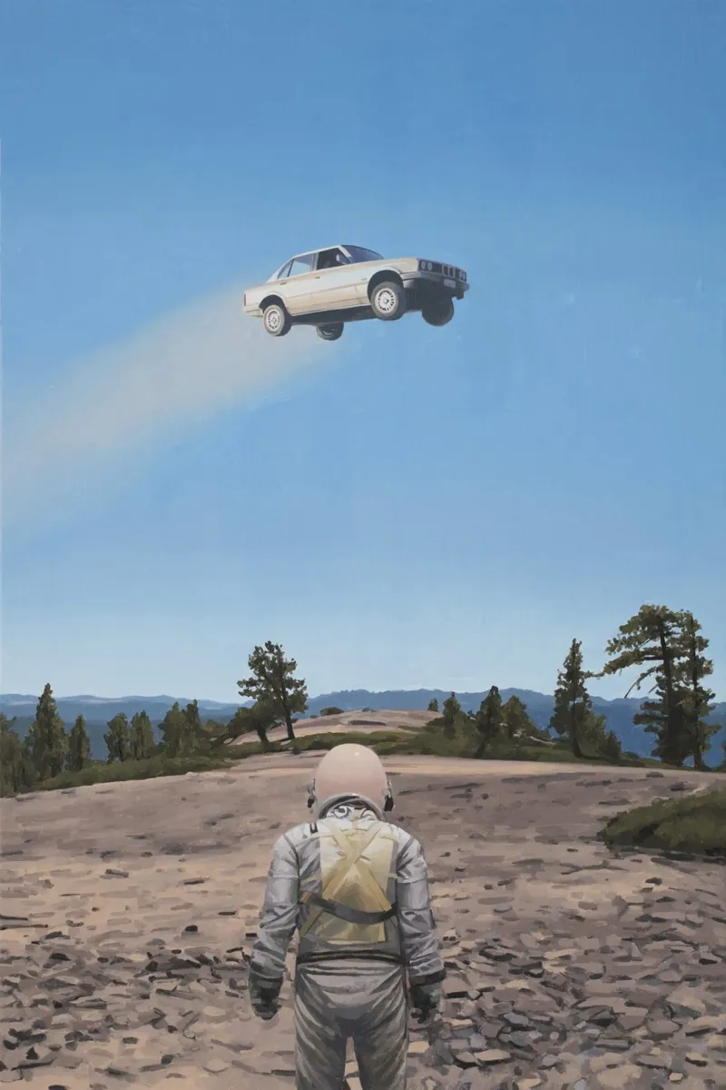 Car Jump forex plate by Scott Listfield