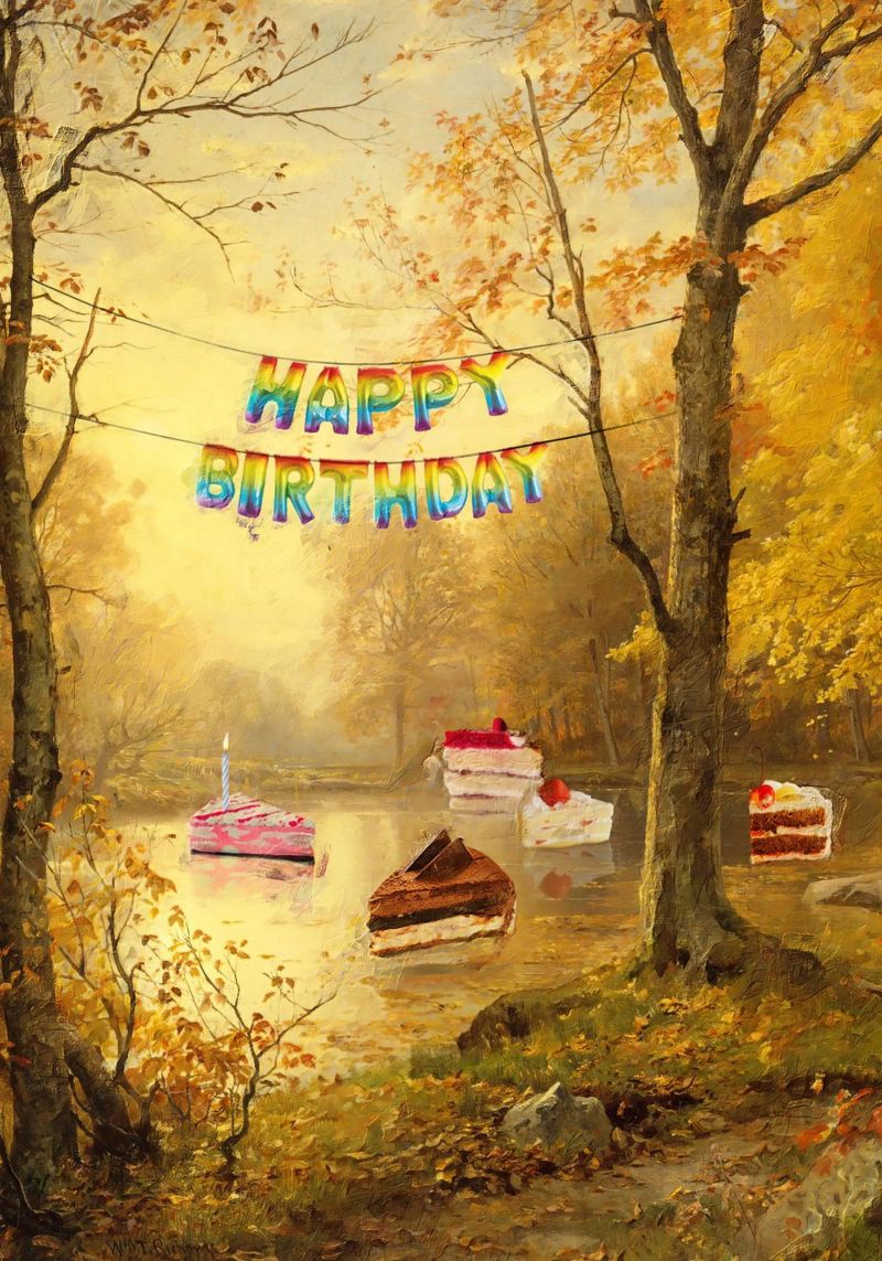Birthday cakes Poster von Dikhotomy