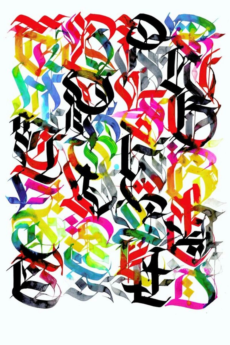 There's power in letting go poster con telaio in legno da Drury Brennan