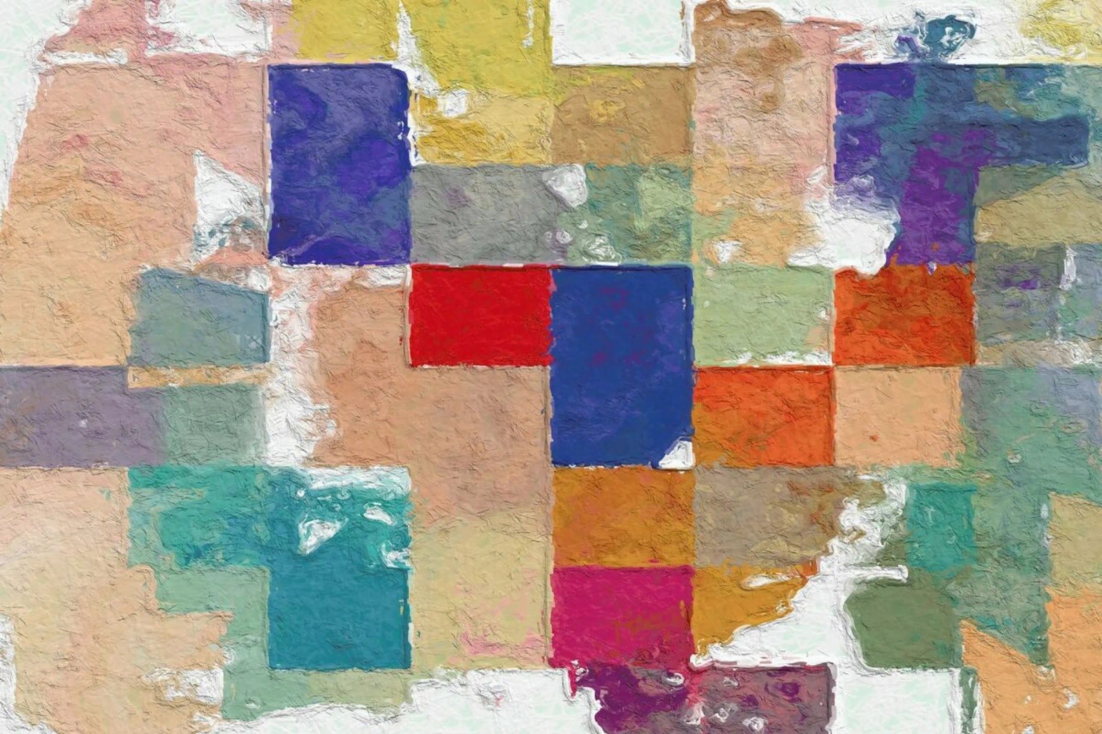 Color Squares poster by In Full Color