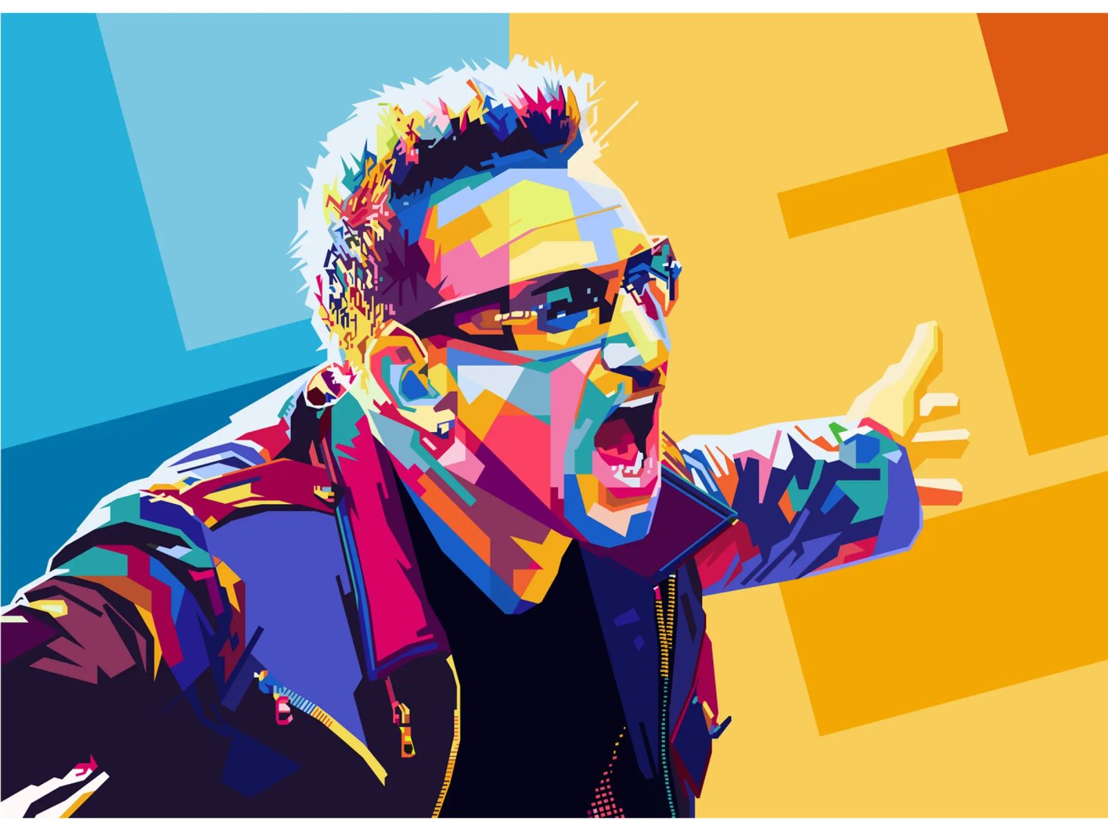 Bono Style WPAP pellicola backlit da SW Artwork