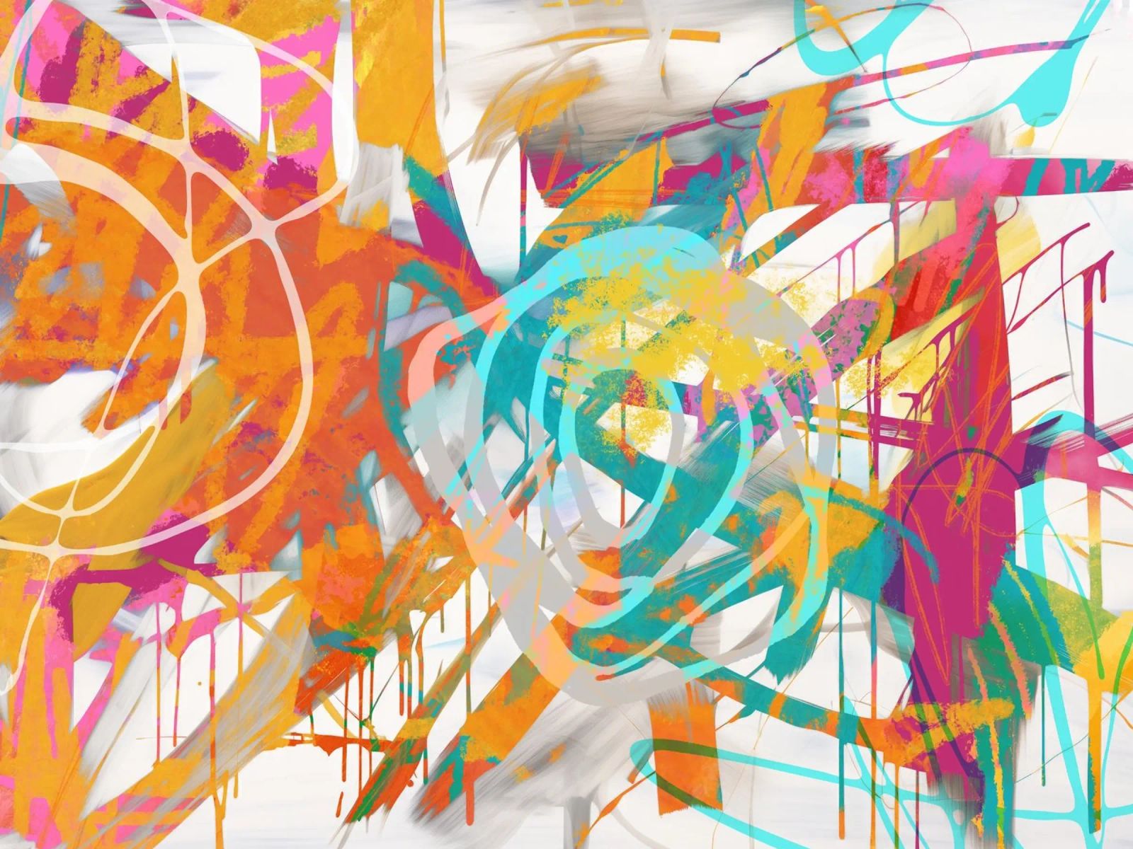Modern Mixed Media Contemporary Art poster by Andrea Haase Modern Home