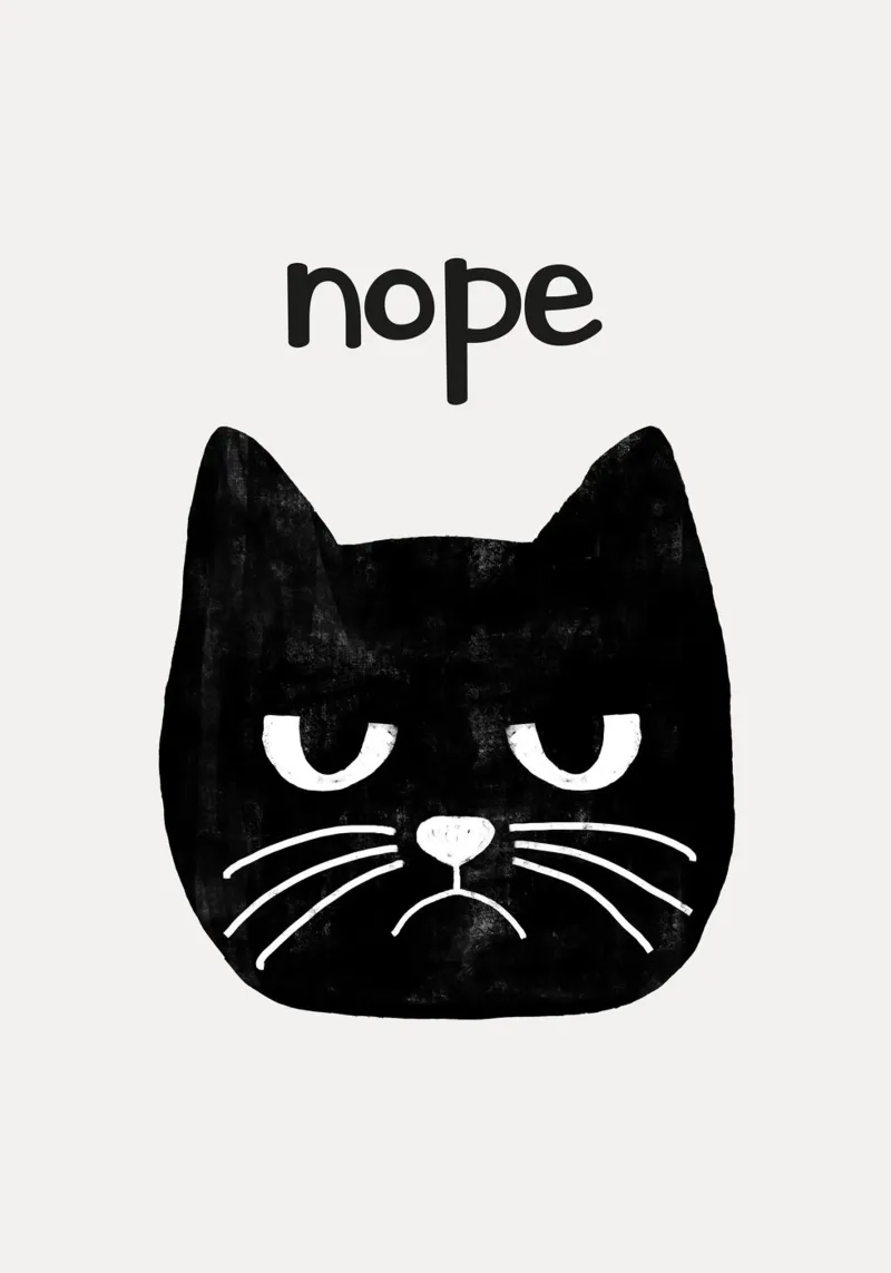 Grumpy Cat canvas by Orara Studio