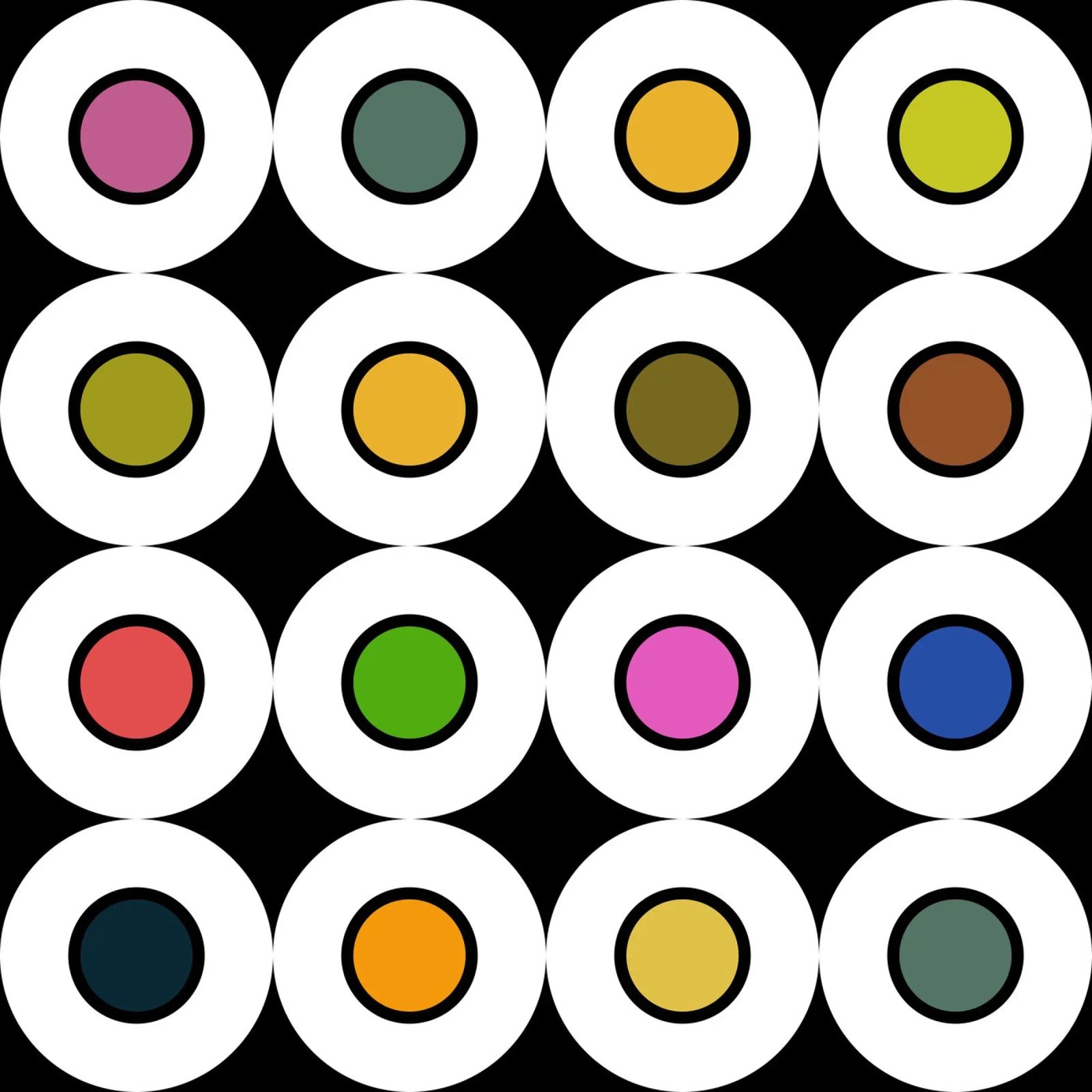 Retro 1960s Inspired Pattern pellicola backlit da good-vibes
