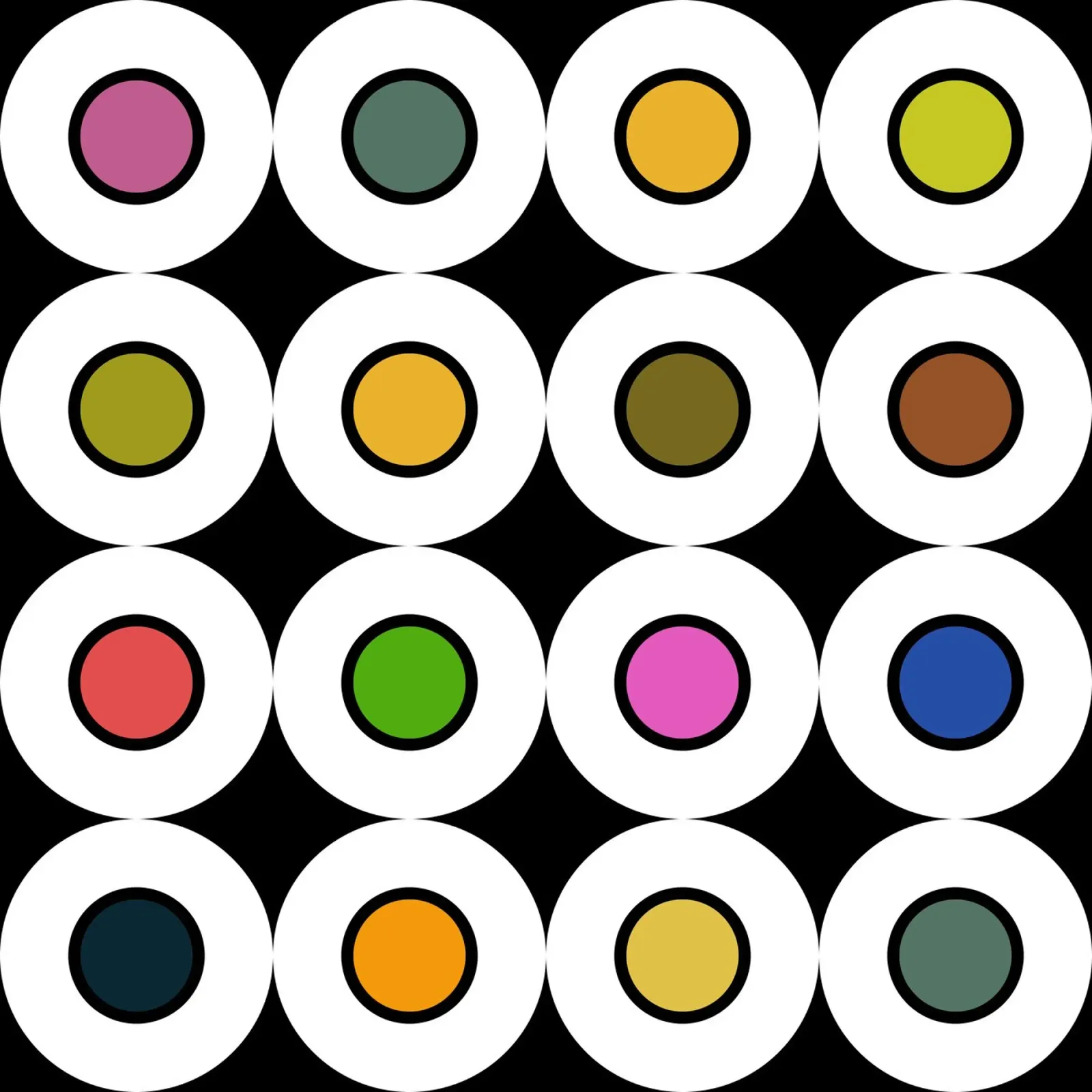 Retro 1960s Inspired Pattern pellicola backlit da good-vibes