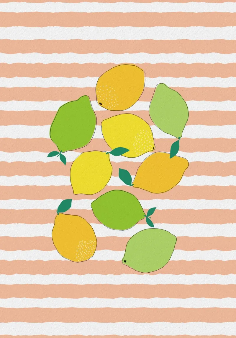 Citrus Crowd Hahnemühle von Orara Studio