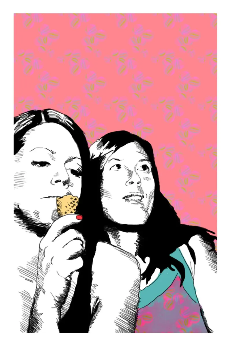 Photo Booth Icecream poster con telaio in alluminio da La Belette Rose