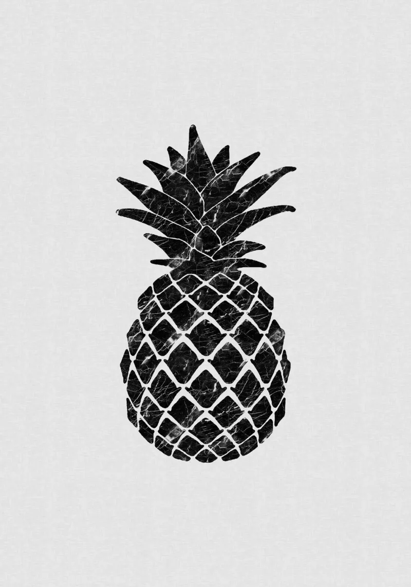 Ananas di marmo pellicola backlit da Orara Studio