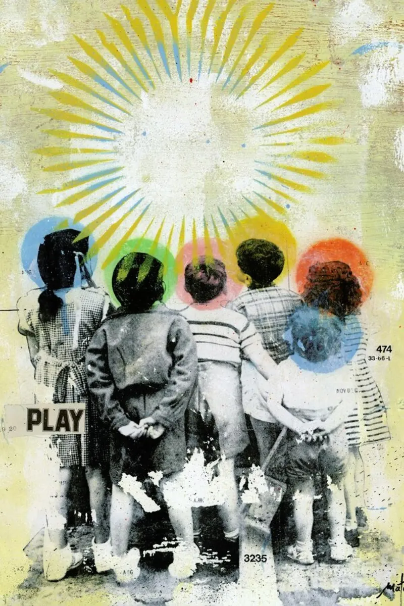 Play poster con telaio in alluminio da Tameo