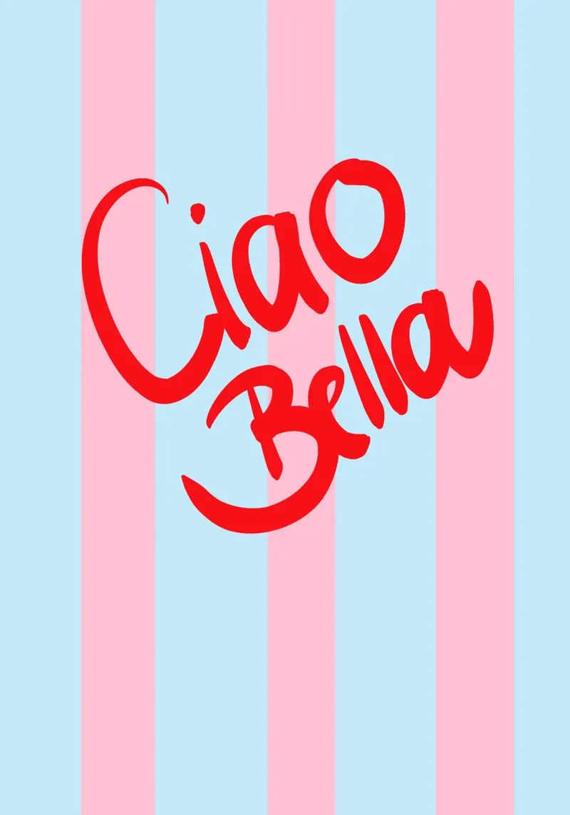 Ciao Bella pellicola backlit da Hej Ibiza by Ute Arnold