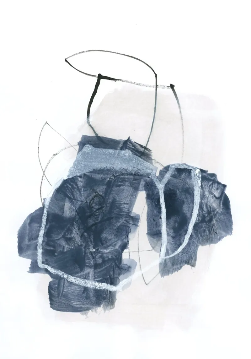 line and shape study poster da IRIS LEHNHARDT FINE ART