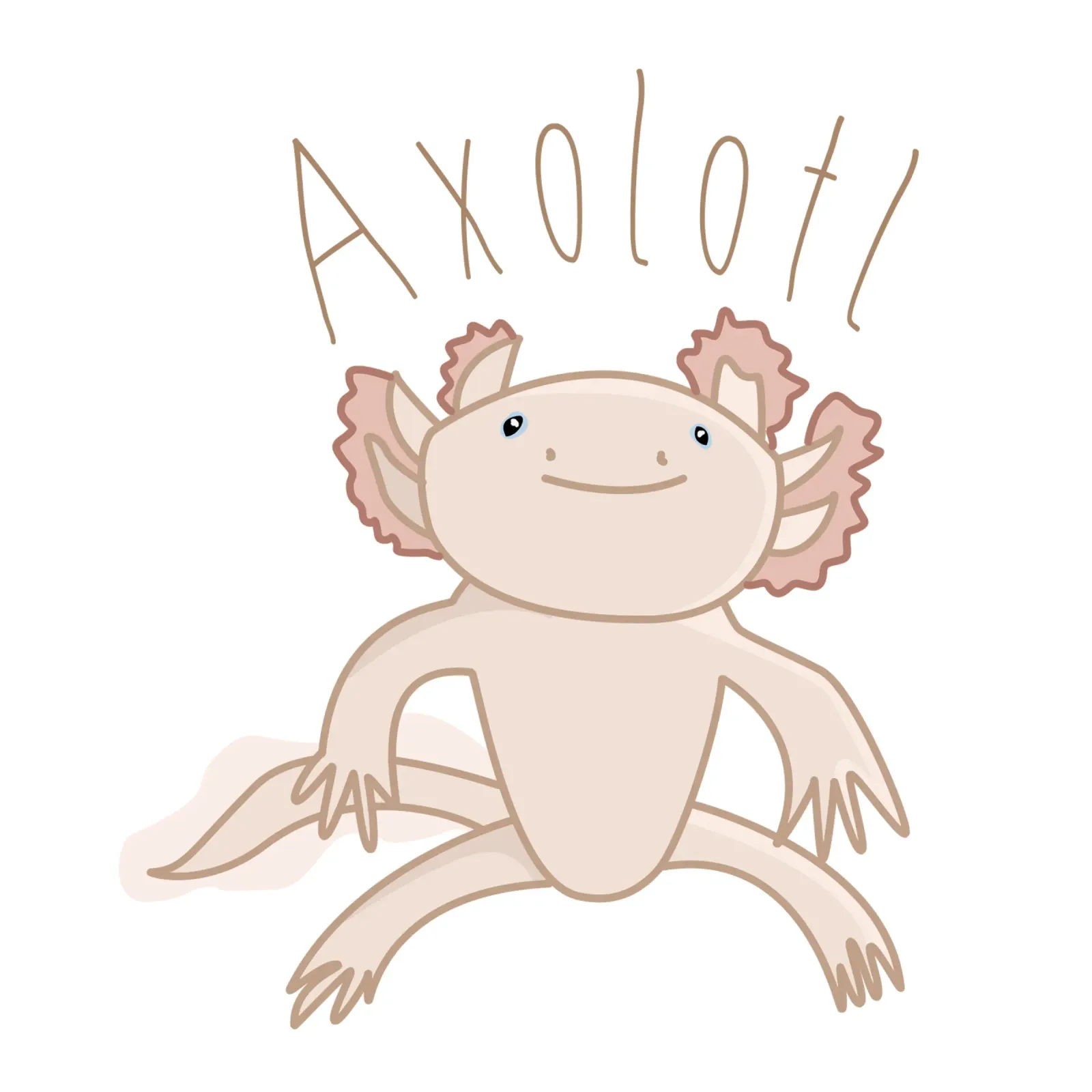 Axolotl pellicola backlit da IndigoBird