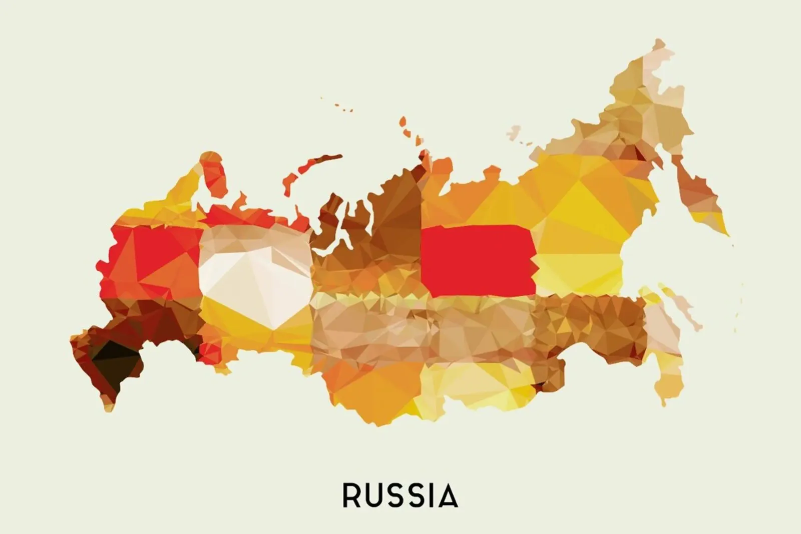 Russia poster by In Full Color